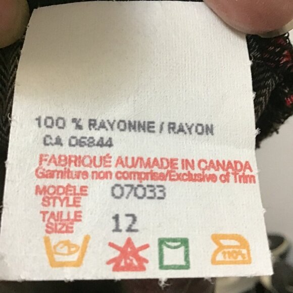 Vintage Tradition Floral A-Line Gathered Skirt Size 12 - Picture 8 of 8